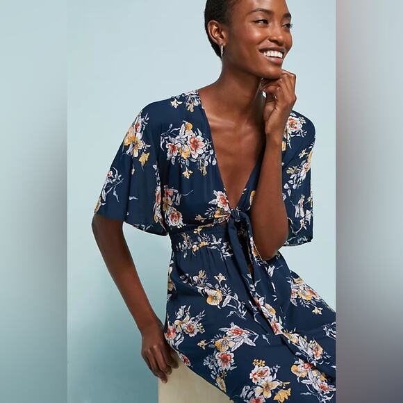 Anthro Seafolly Midsummer Floral Maxi - Picture 4 of 8